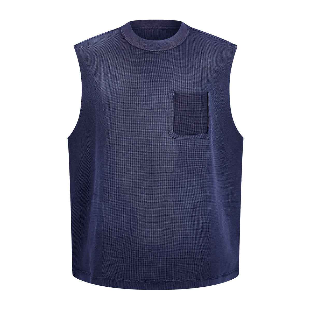 Midnight Utility | Sleeveless Pocket Knit Top