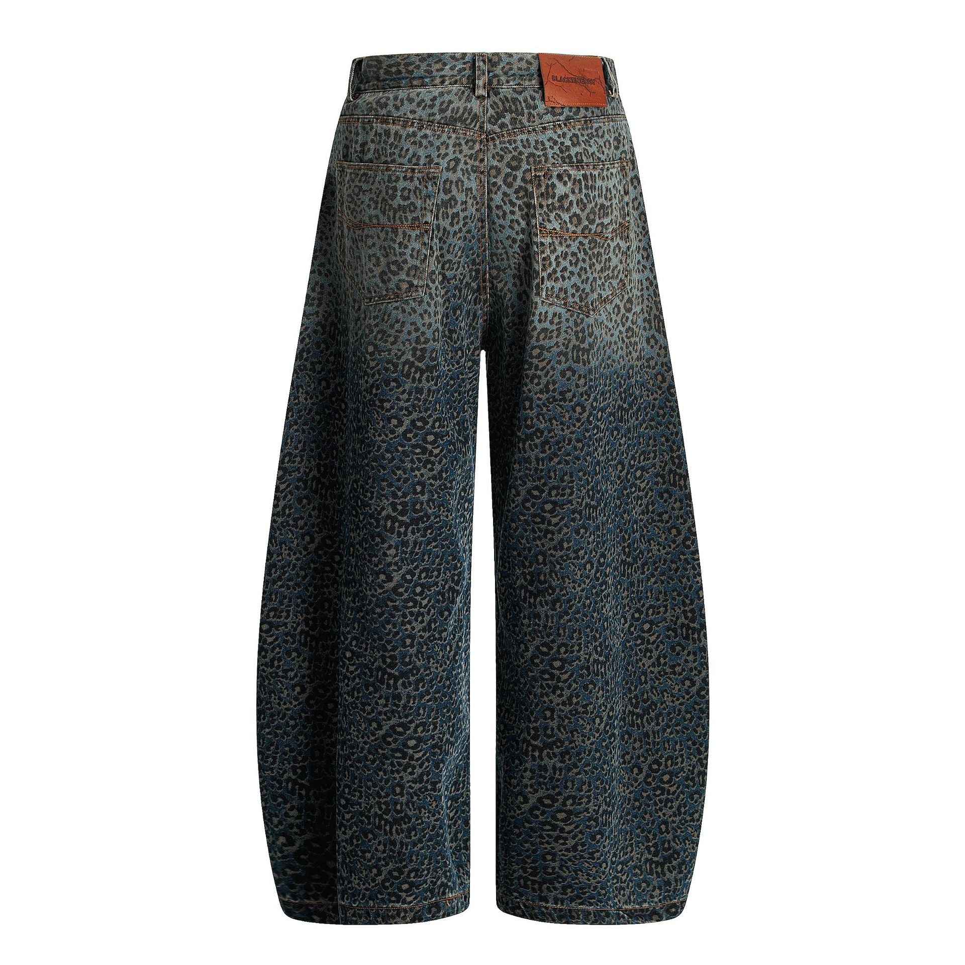Leopard Print | Denim Street Barrel Jeans
