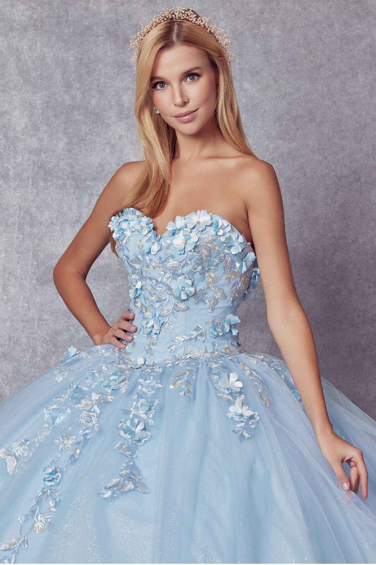 Juliet 1435 A-Line Ball Quinceanera Gown