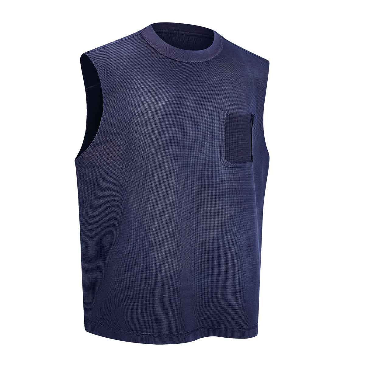 Midnight Utility | Sleeveless Pocket Knit Top