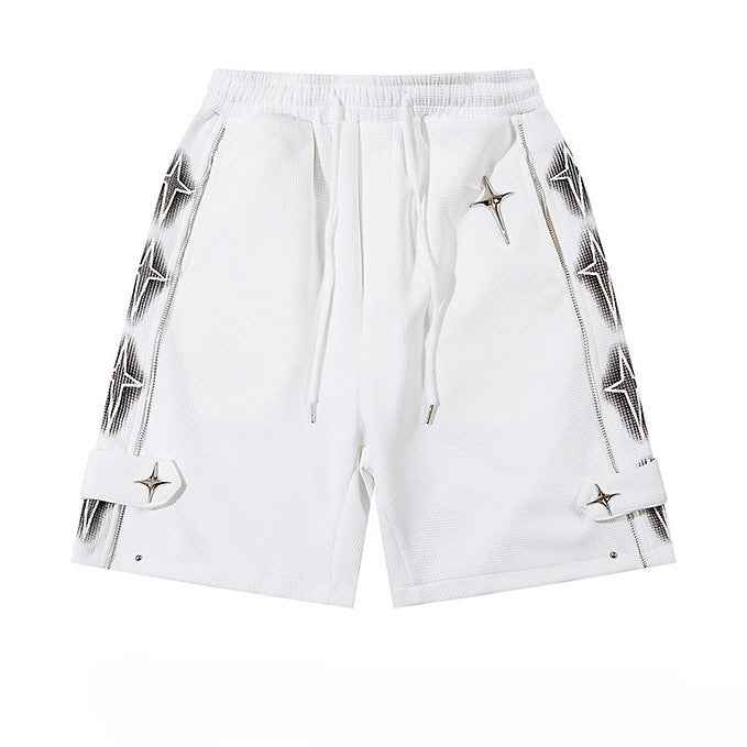Star | Zip Up Shorts