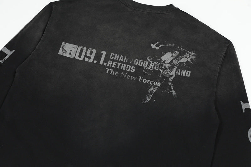 09 | Distressed Long Sleeve T-Shirt