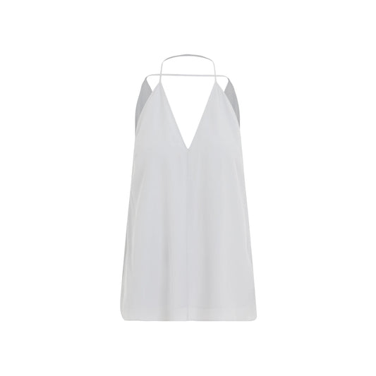 Toteme Double-Halter Silk Top Women