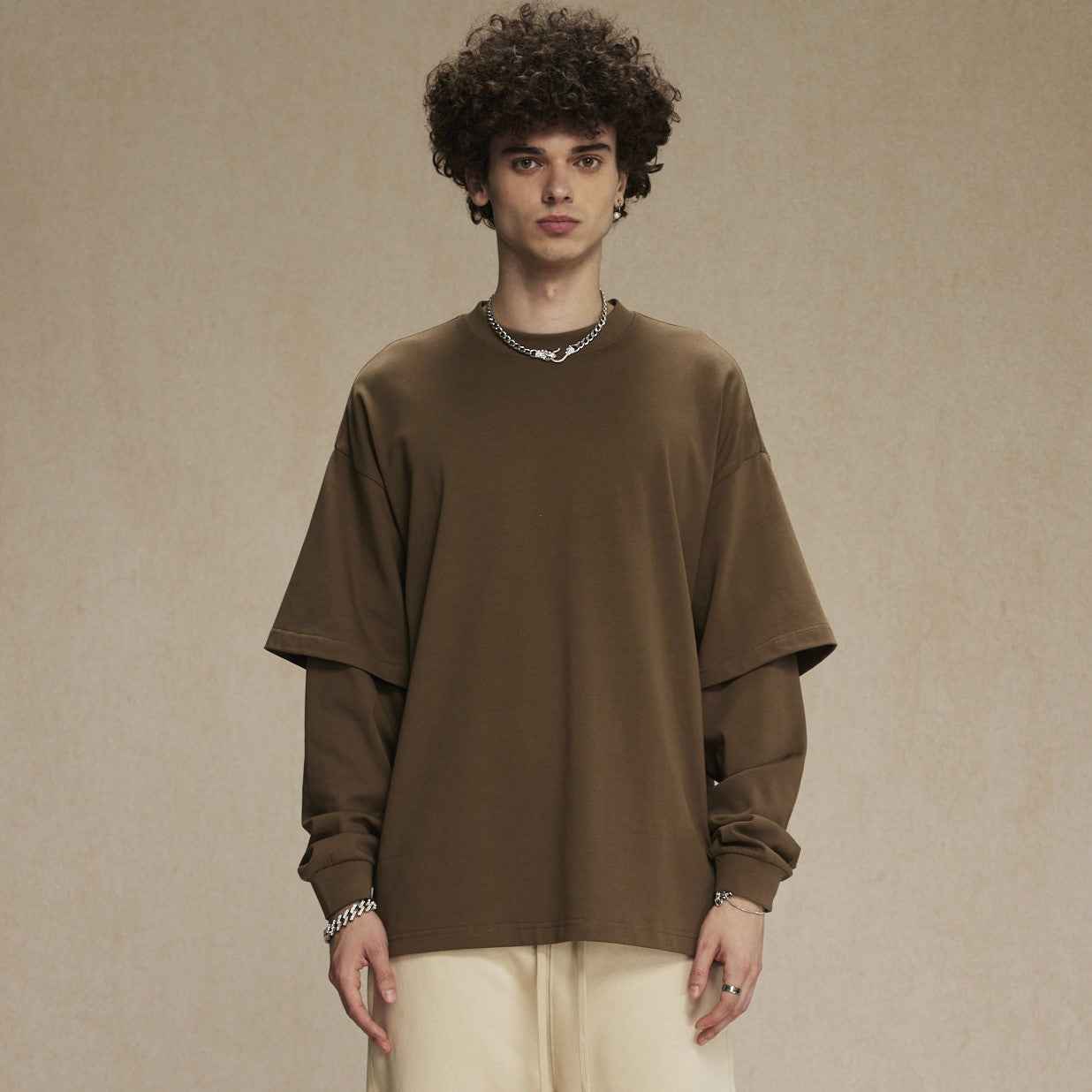 Layered Sleeve Design | Long Sleeve T-Shirt
