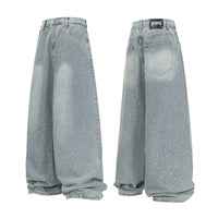 Sparkling Rhinestone | Denim jeans