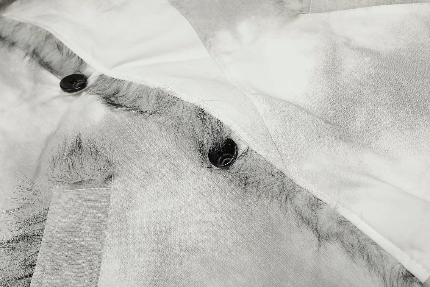 Faux-Fur Panel | Asymmetric Winter Jacket