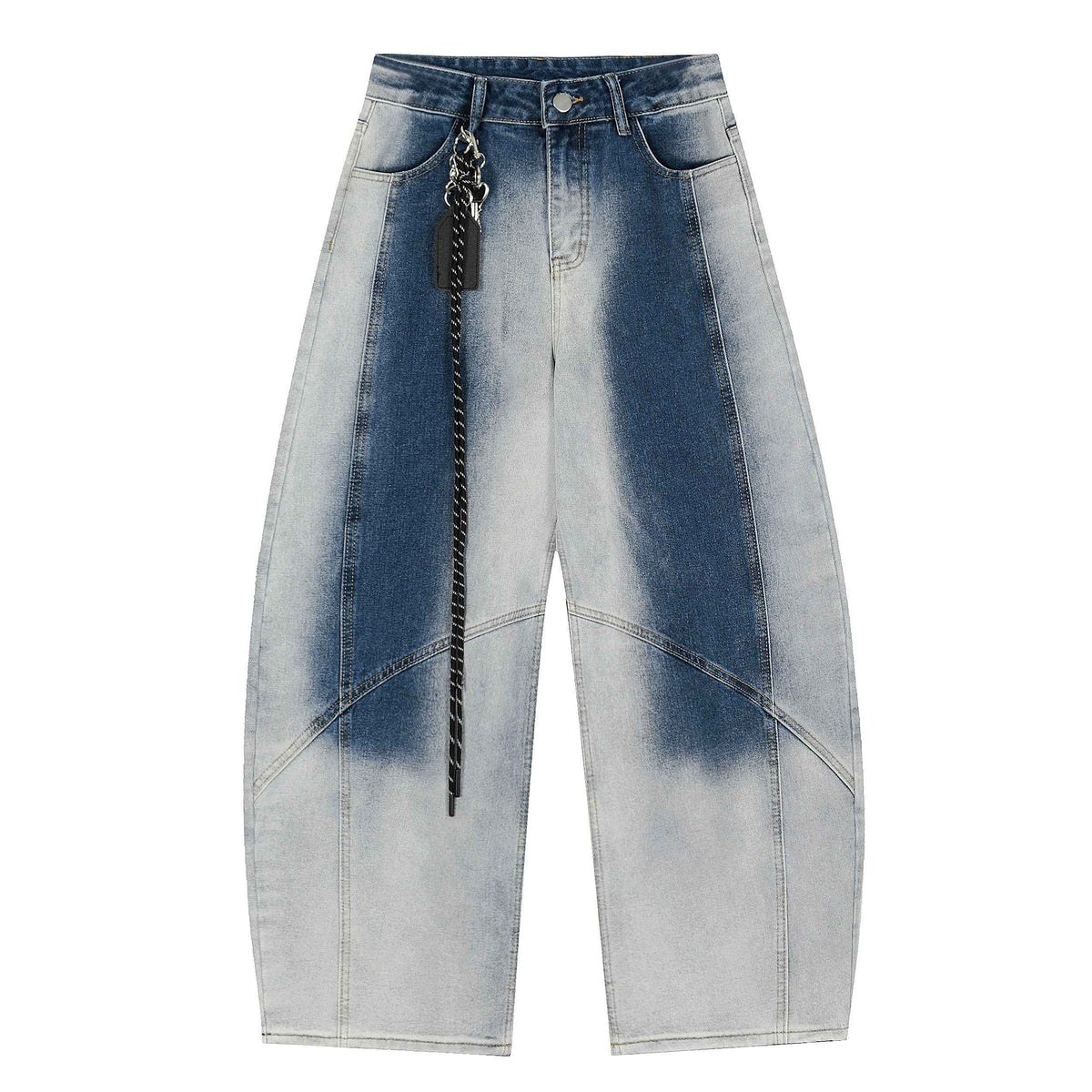 INK SPLASH Wide Fit Printed Trousers - Luxury Paint-Splatter Baggy Pants | LuxuryUrbanwear