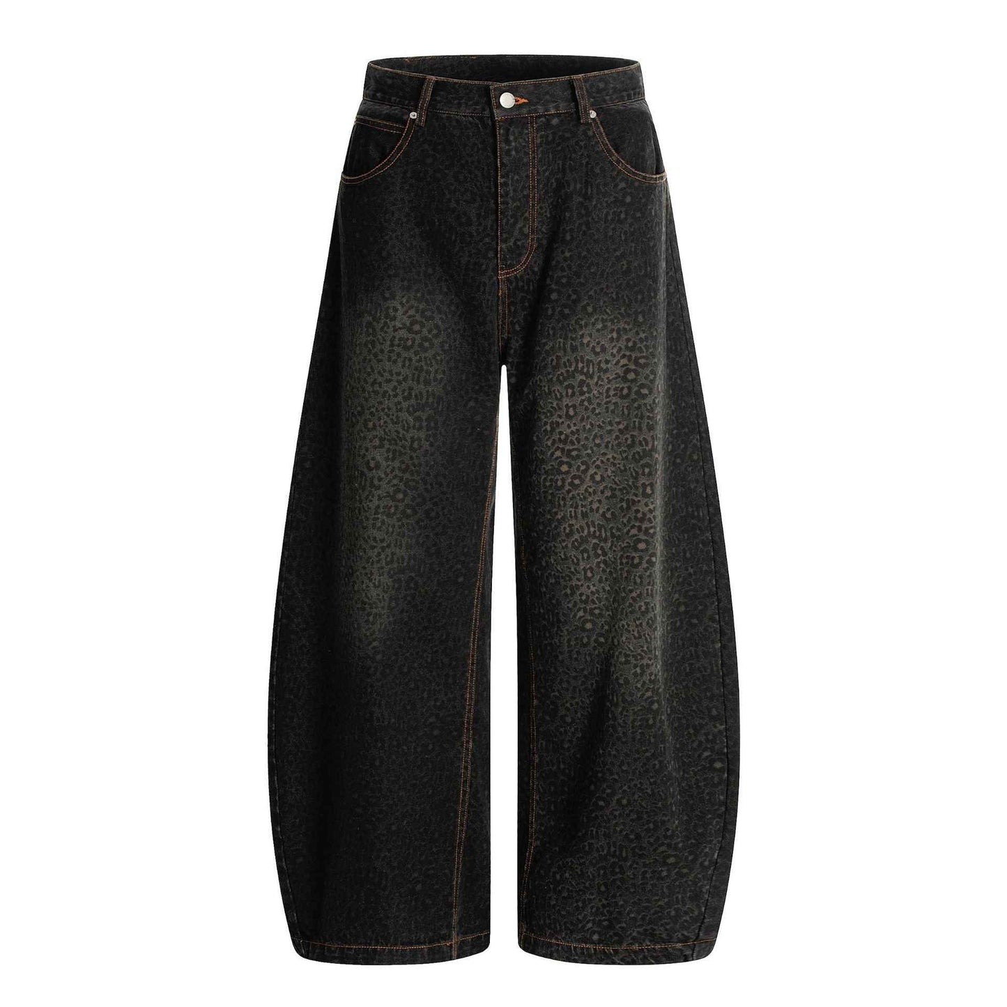 Leopard Print | Denim Street Barrel Jeans