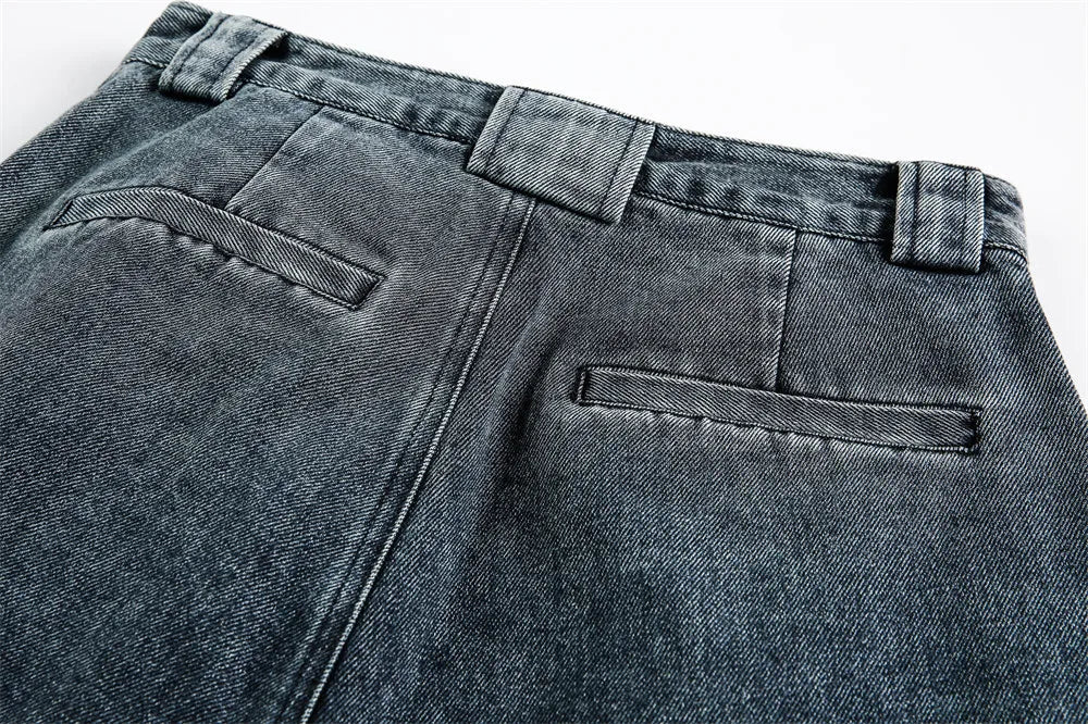 Slate Wide-Leg Baggy Jeans