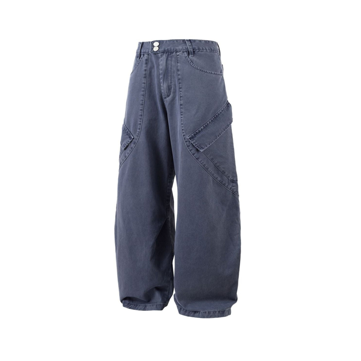 Paneled Utility Barrel Pants