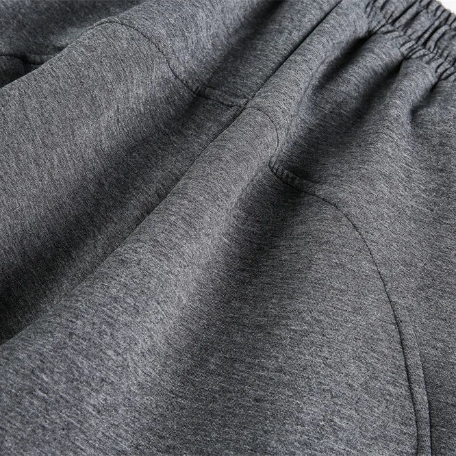 Heather Panelled Barrel Sweatpants