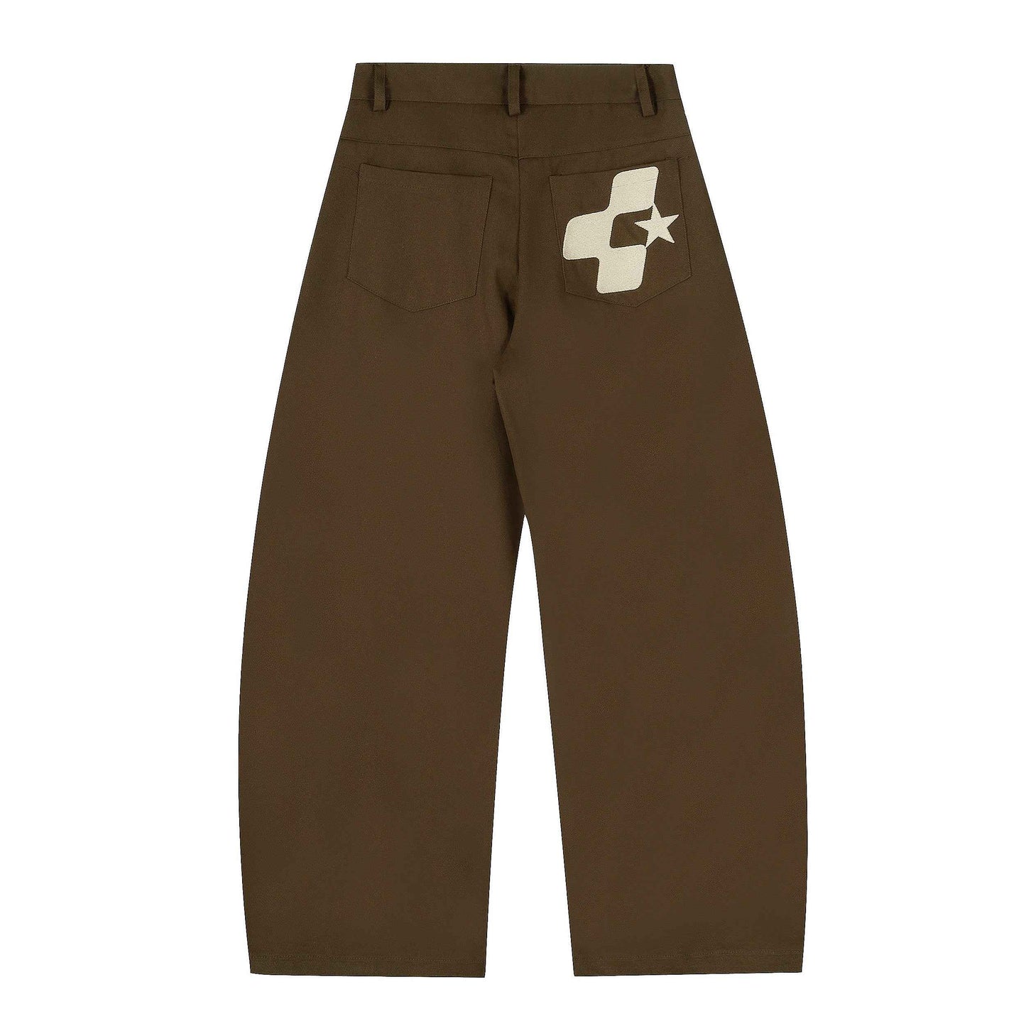 Scarf Plus | Textured Wide-Bottomed Joggers
