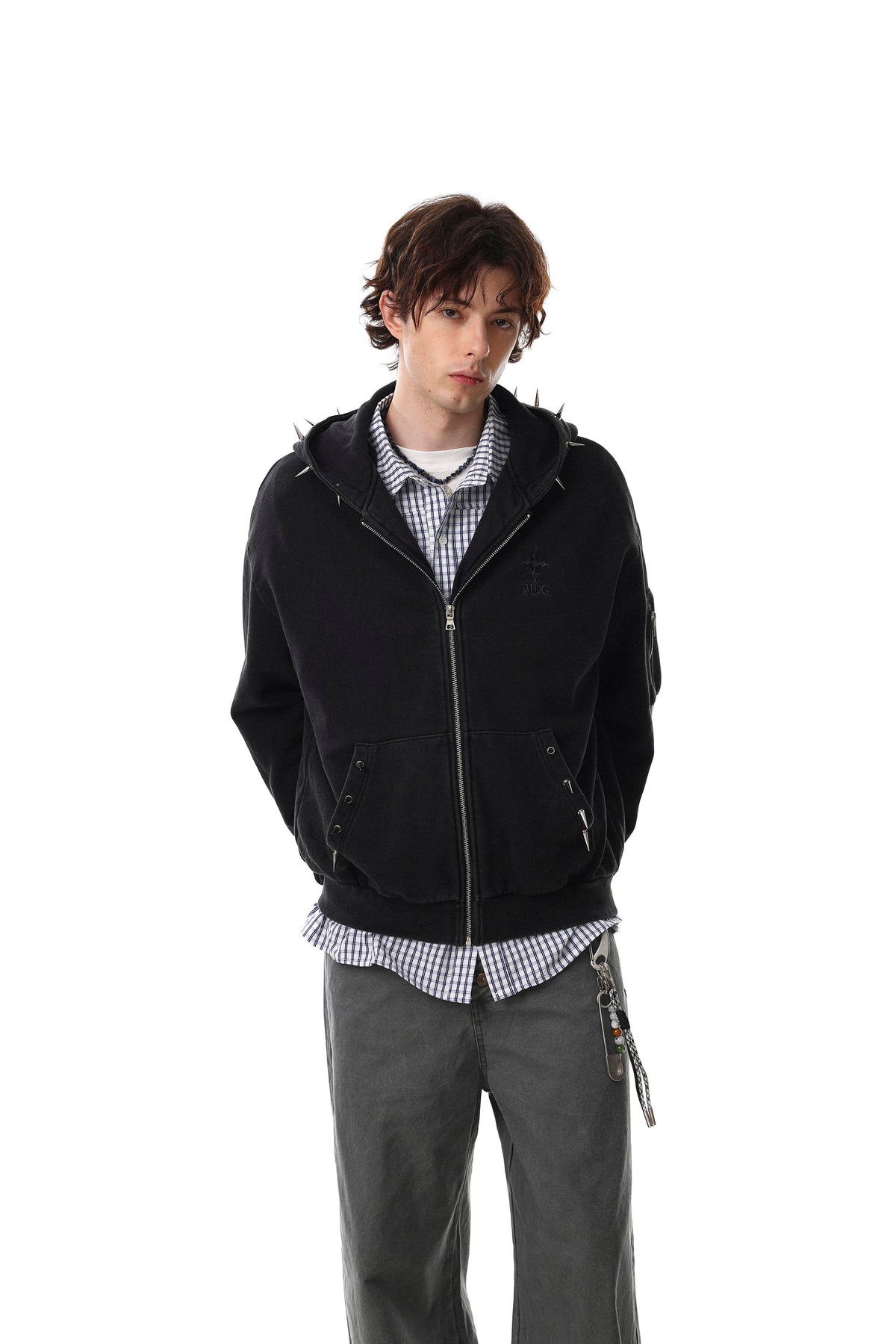 Ironspike Washed Zip Hoodie