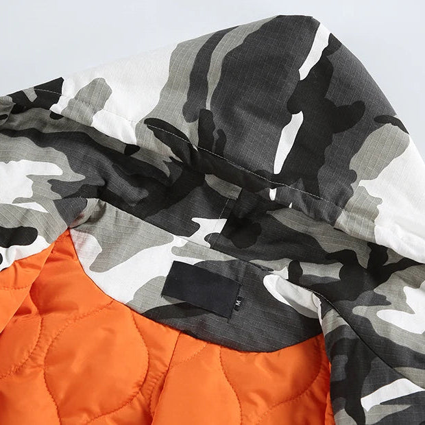 The Signal Camo Zip-Up Hooded Jacket