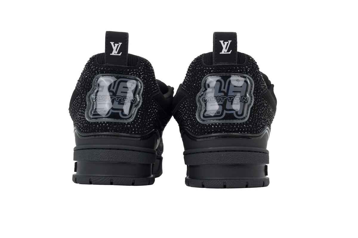 Monogram All Black Diamond Surface Monogram Sneaker