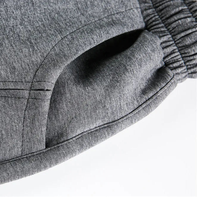 Heather Panelled Barrel Sweatpants