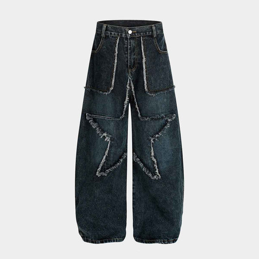 Star Patch Destroyed | Baggy Jeans