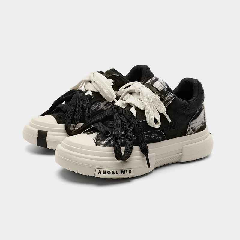 Duo Lace | Platform Canvas Sneakers