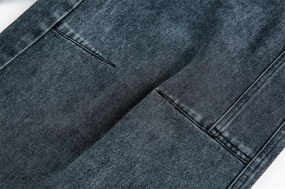 Slate Wide-Leg Baggy Jeans