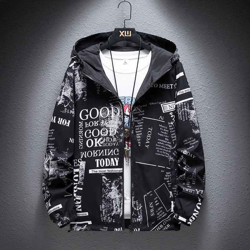 Reversible Article Windbreaker Jacket