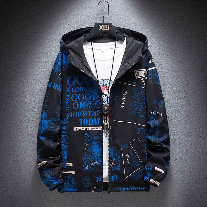 Reversible Article Windbreaker Jacket