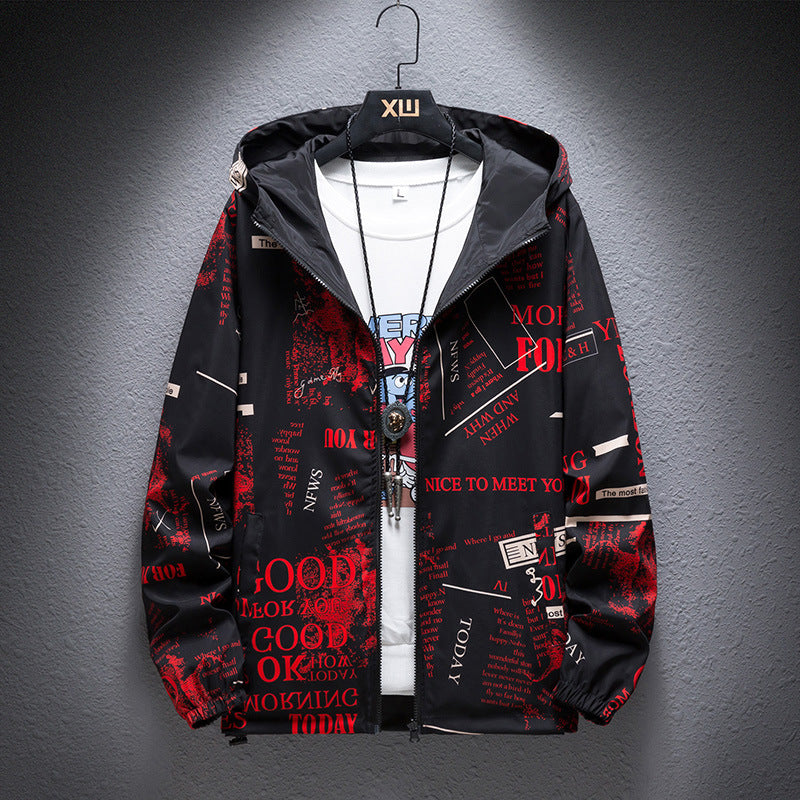 Reversible Article Windbreaker Jacket