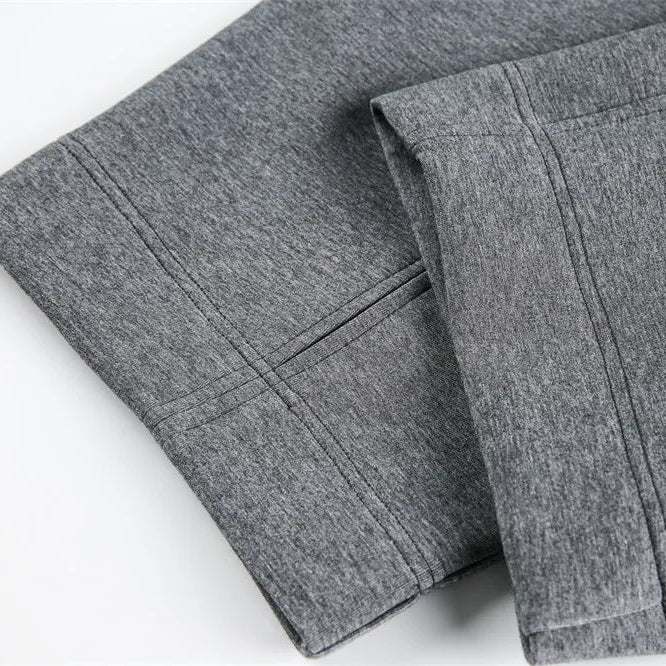 Heather Panelled Barrel Sweatpants