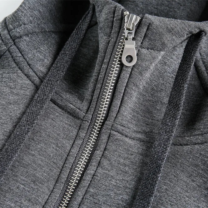 Heather Raglan Panel Hoodie