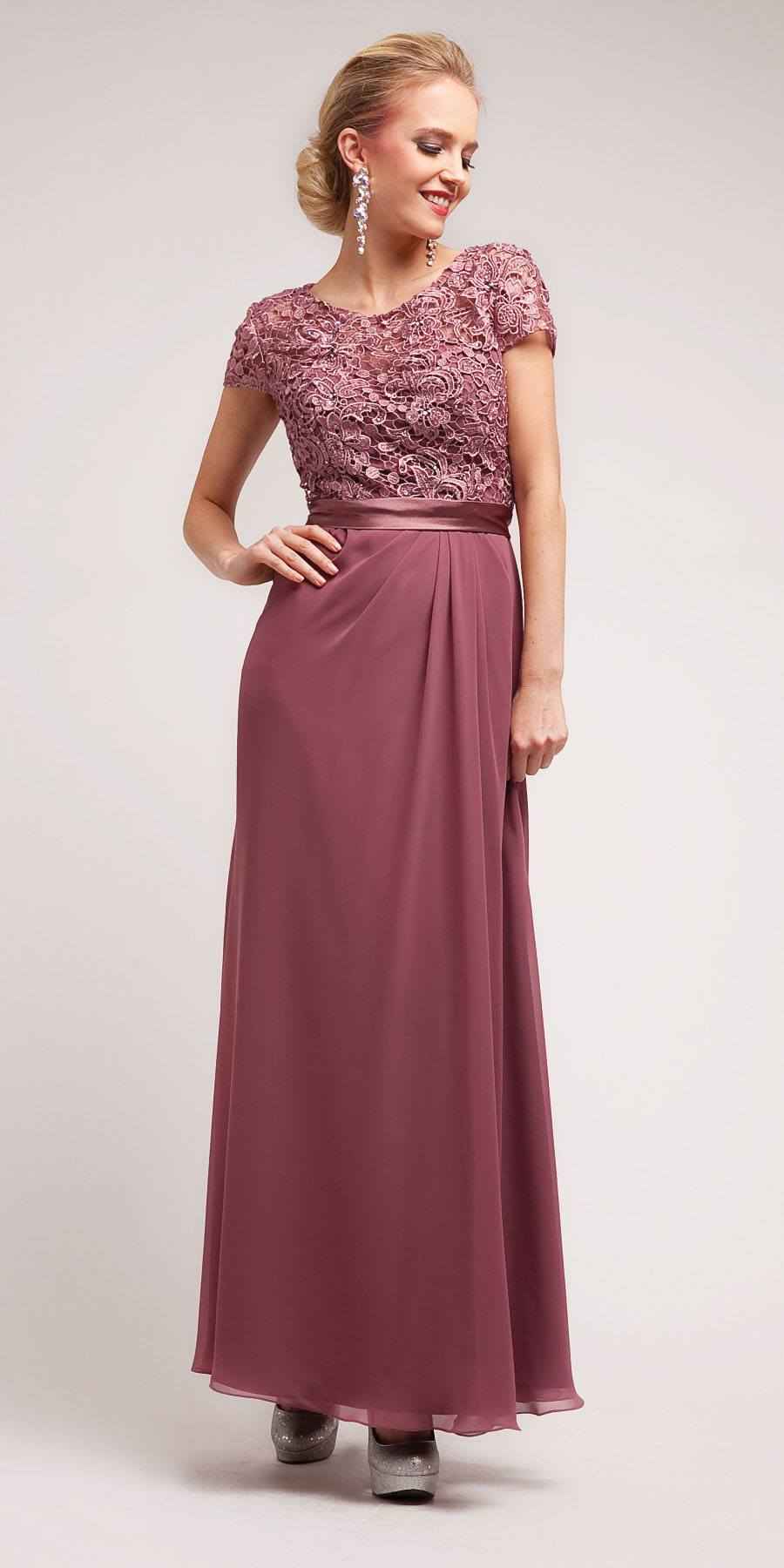 CLEARANCE - Cinderella Divine 1922 Long Dress Short Sleeve (Size 4XL)