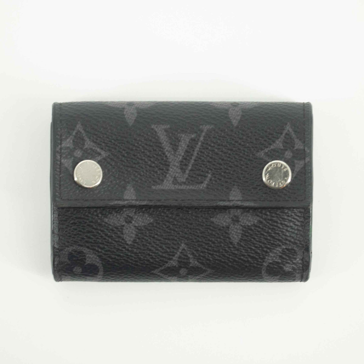 Louis Vuitton Monogram Eclipse Discovery Compact Wallet #1958