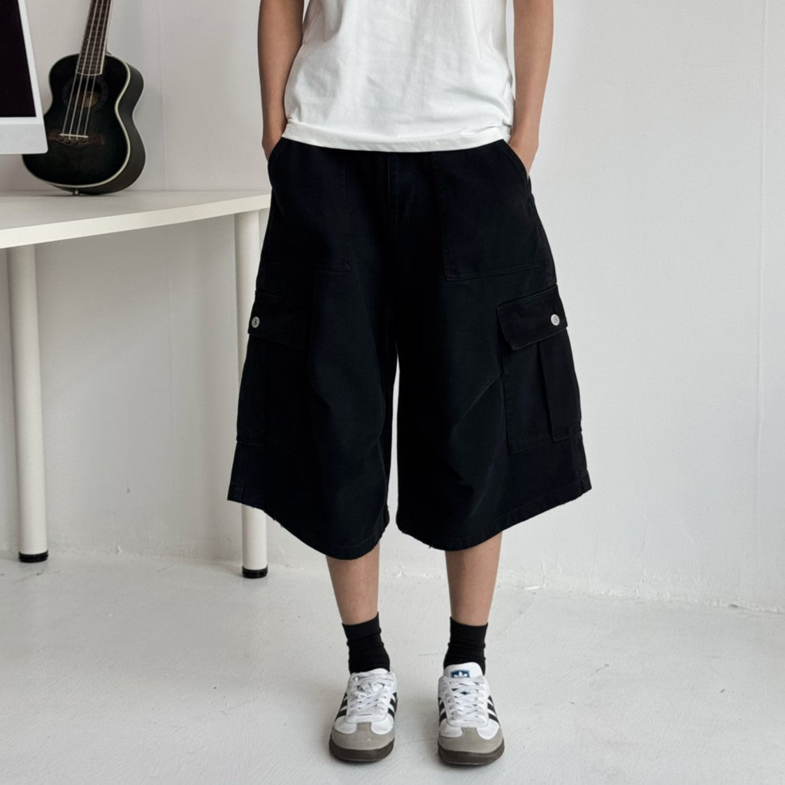 Adjustable Waist | Cargo Shorts