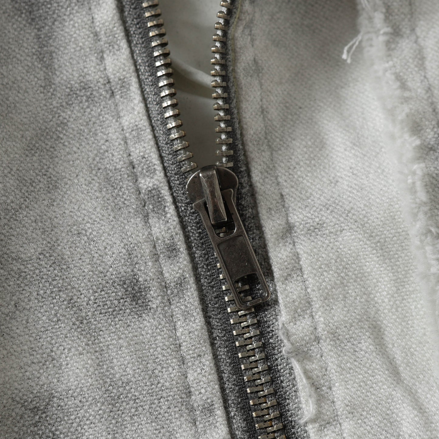 Washed Fray Edge | Hooded Jacket