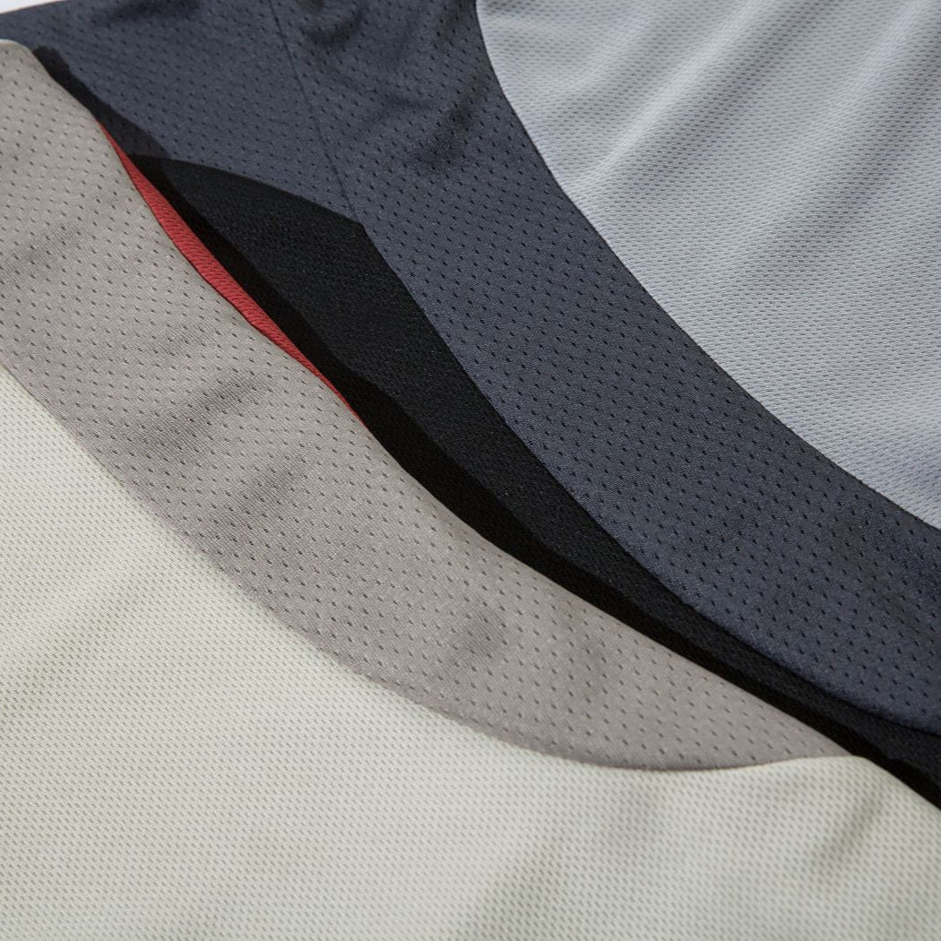 Panel Stripe Quarter-Zip Long Sleeve Jersey
