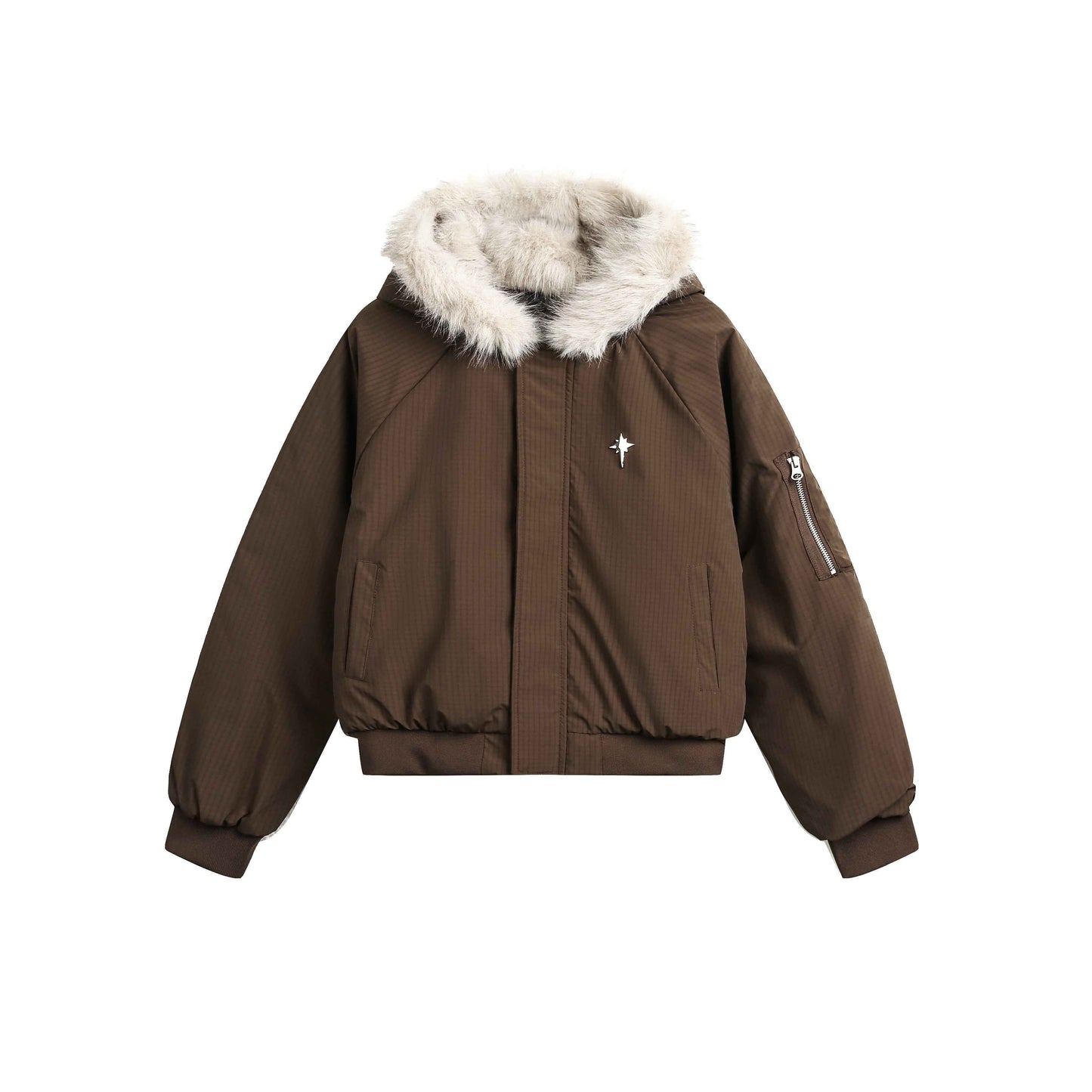 Star Rivets| Padded Bomber Jacket