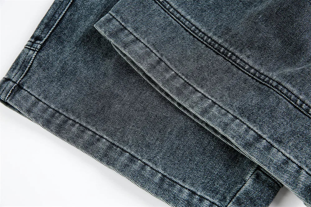 Slate Wide-Leg Baggy Jeans