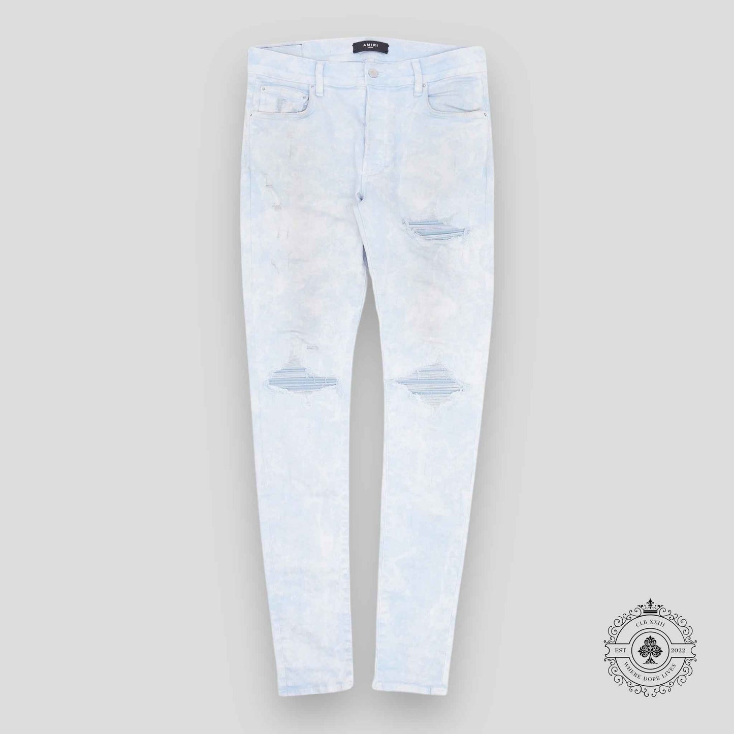 Amiri Mineral Wash MX1 Jeans in Blue