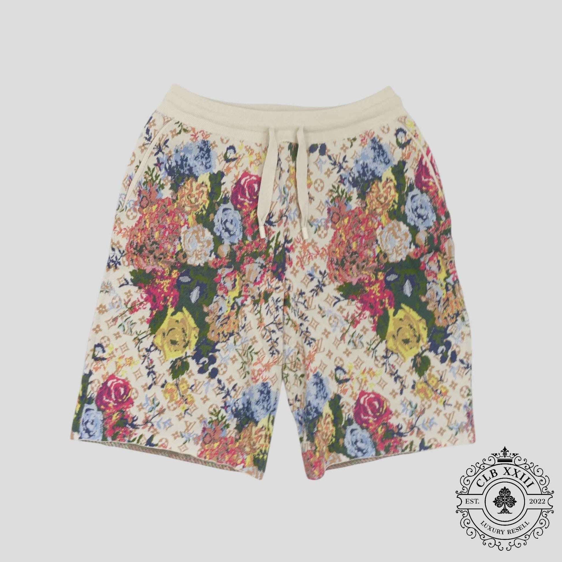 Louis Vuitton Flower Graphic Shorts in Multicolor