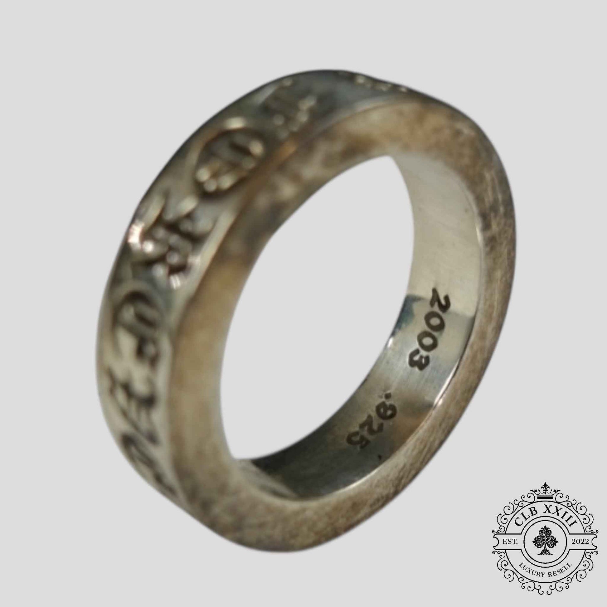 Chrome Hearts CH Forever Ring in Silver