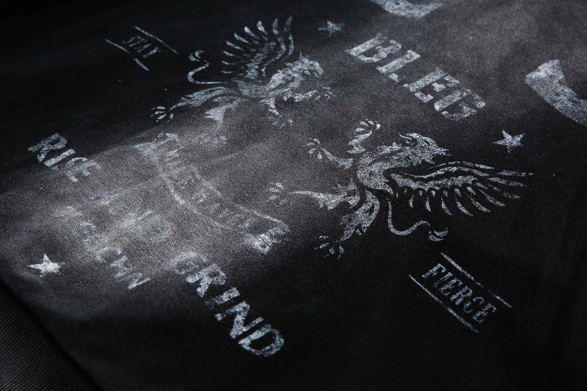 Spray Paint Print | Zip Up Hoodie