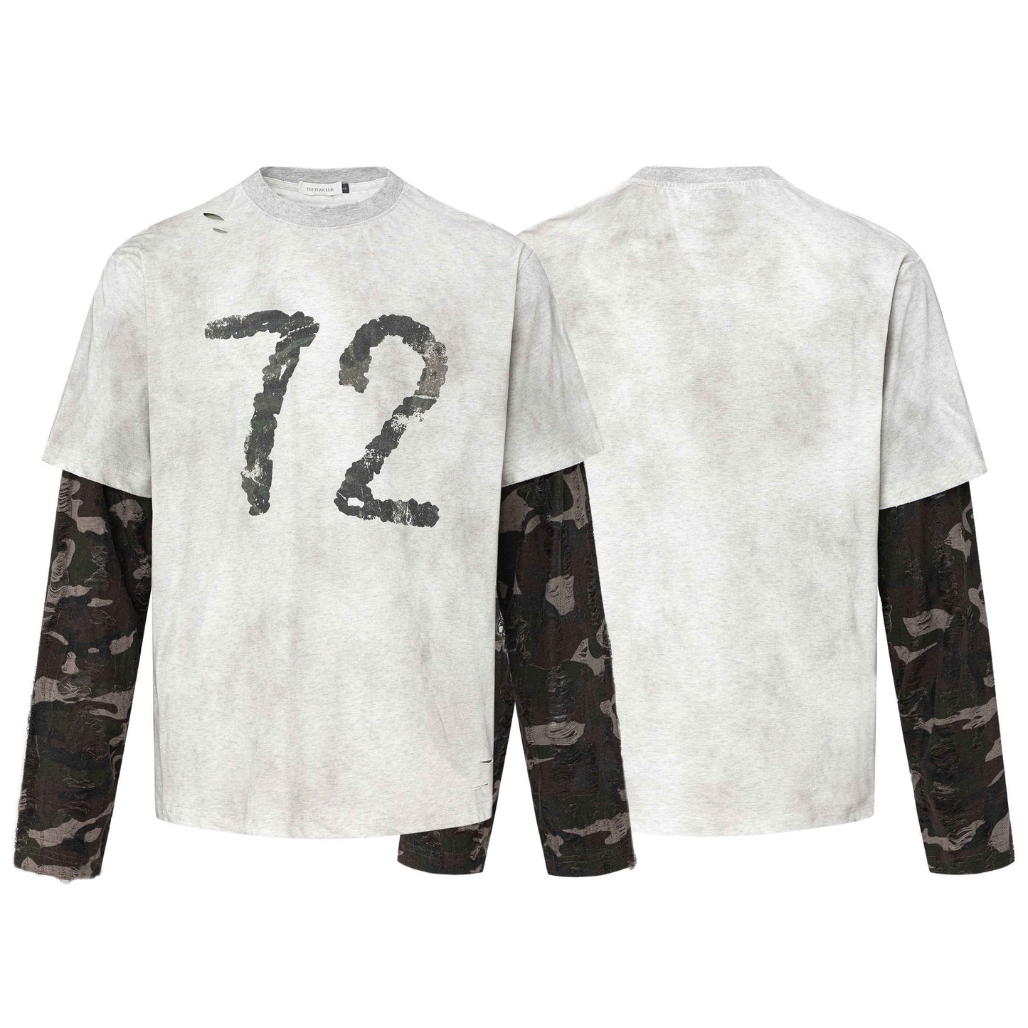 Camo Layered 72 Print | Vintage Sweatshirt