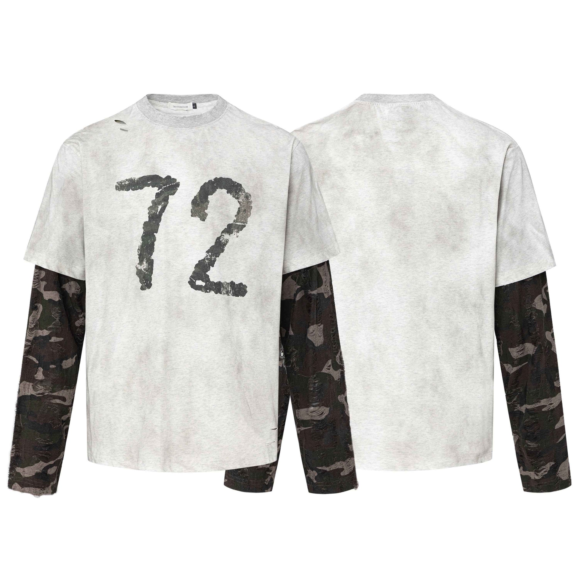 Camo Layered 72 Print | Vintage Sweatshirt
