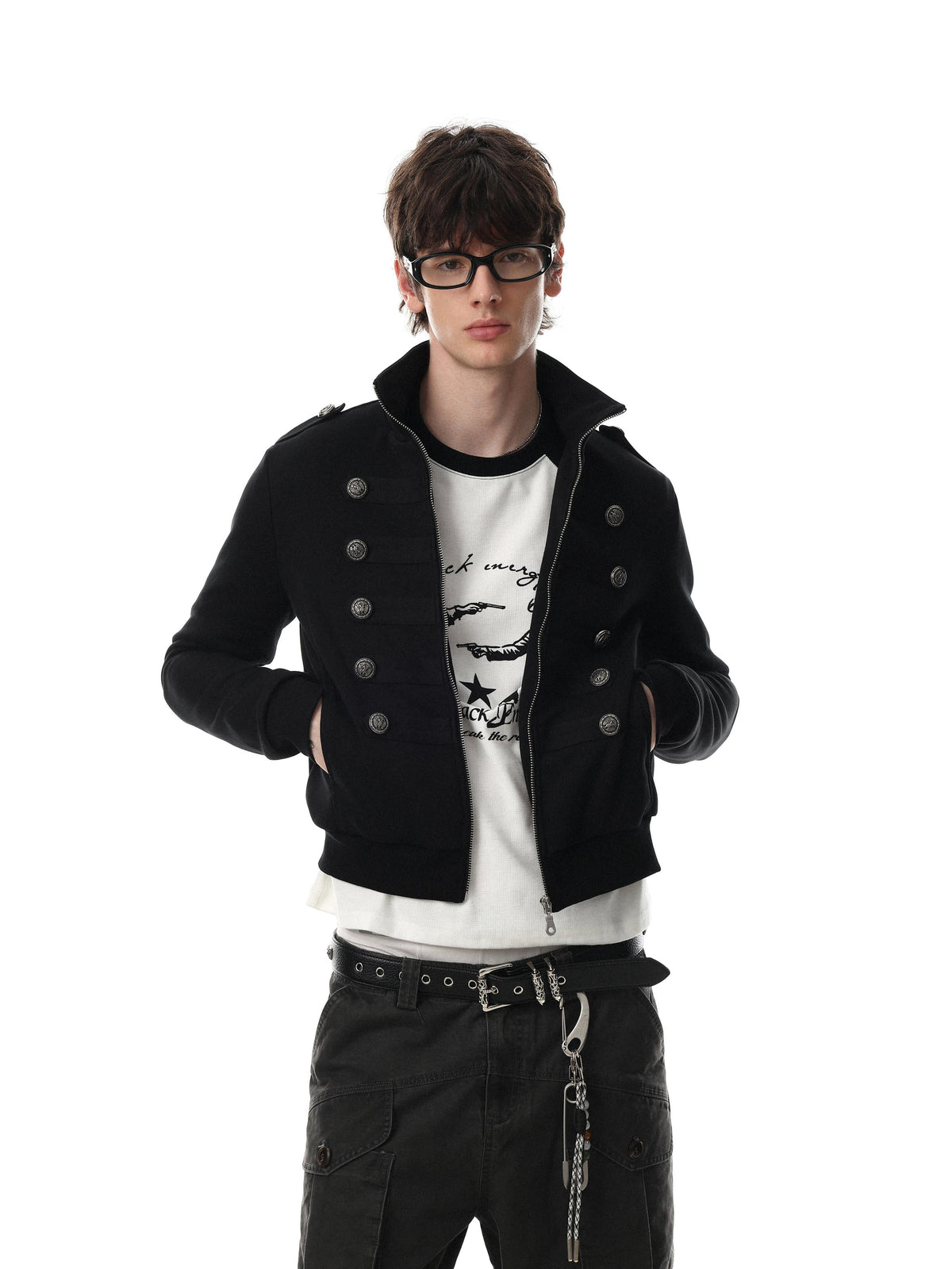 Monarch Frogged Zip-Up Jacket