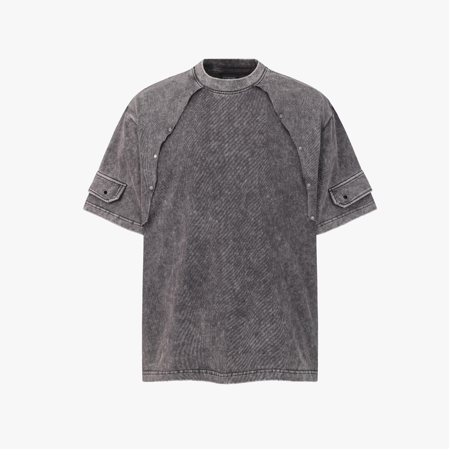 Panel Cotton Stitch T-Shirt