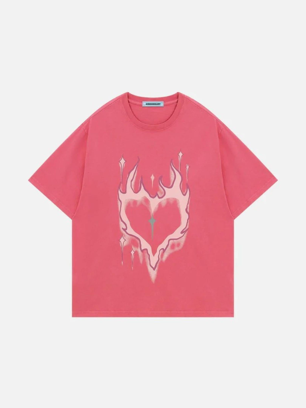 T-Shirt Heart Flame