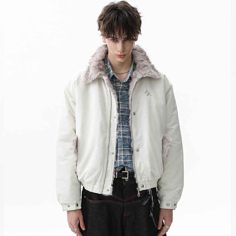 Faux-Fur Collar | Short Winter Jacket