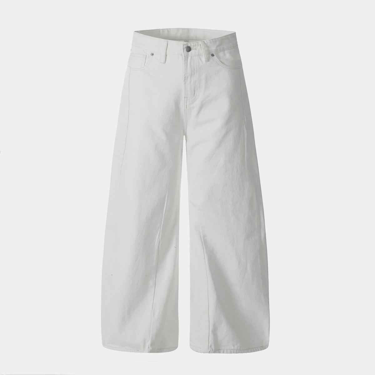 Clean Fit | White Baggy Pants
