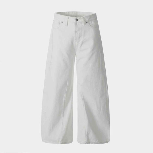 Clean Fit | White Baggy Pants
