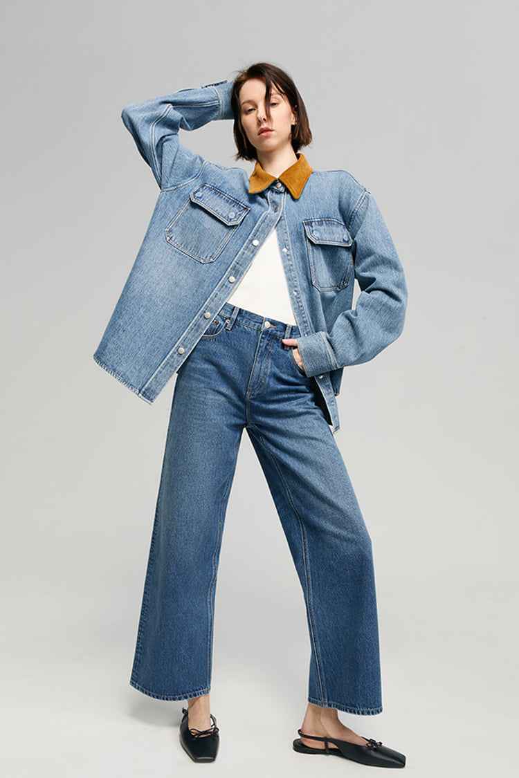 California Sunset Denim Shirt HJ902