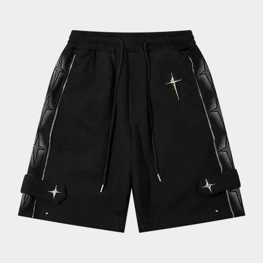 Star | Zip Up Shorts
