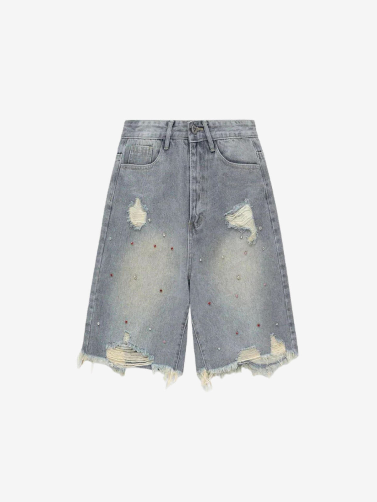 Denim Jorts Rhinestone